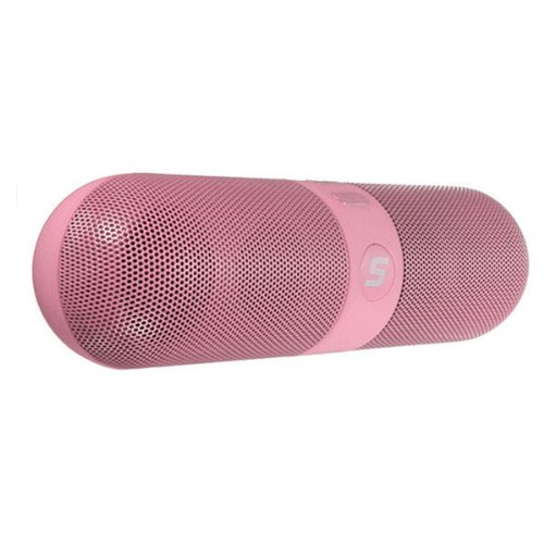 Good Smile Portable Bluetooth Pill Speaker Stereo Wireless Support Nfc (Pink)